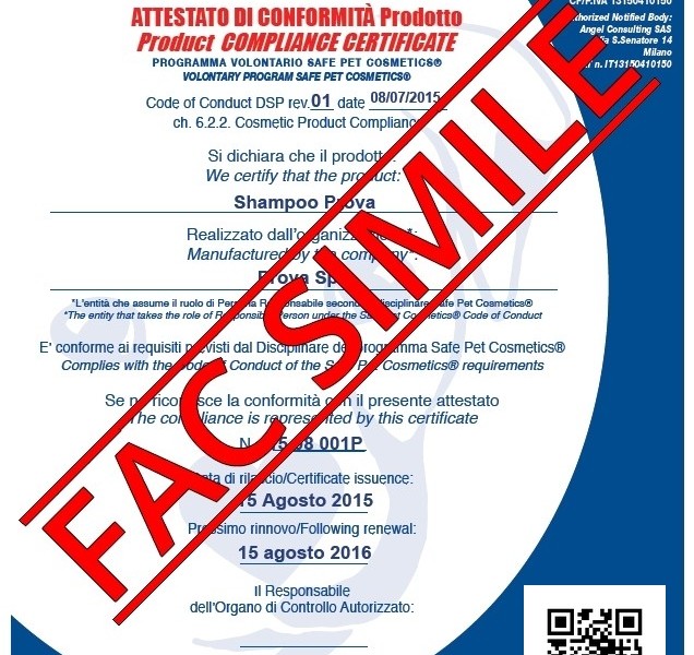 certificazioni prodotti cosmetici animali normative